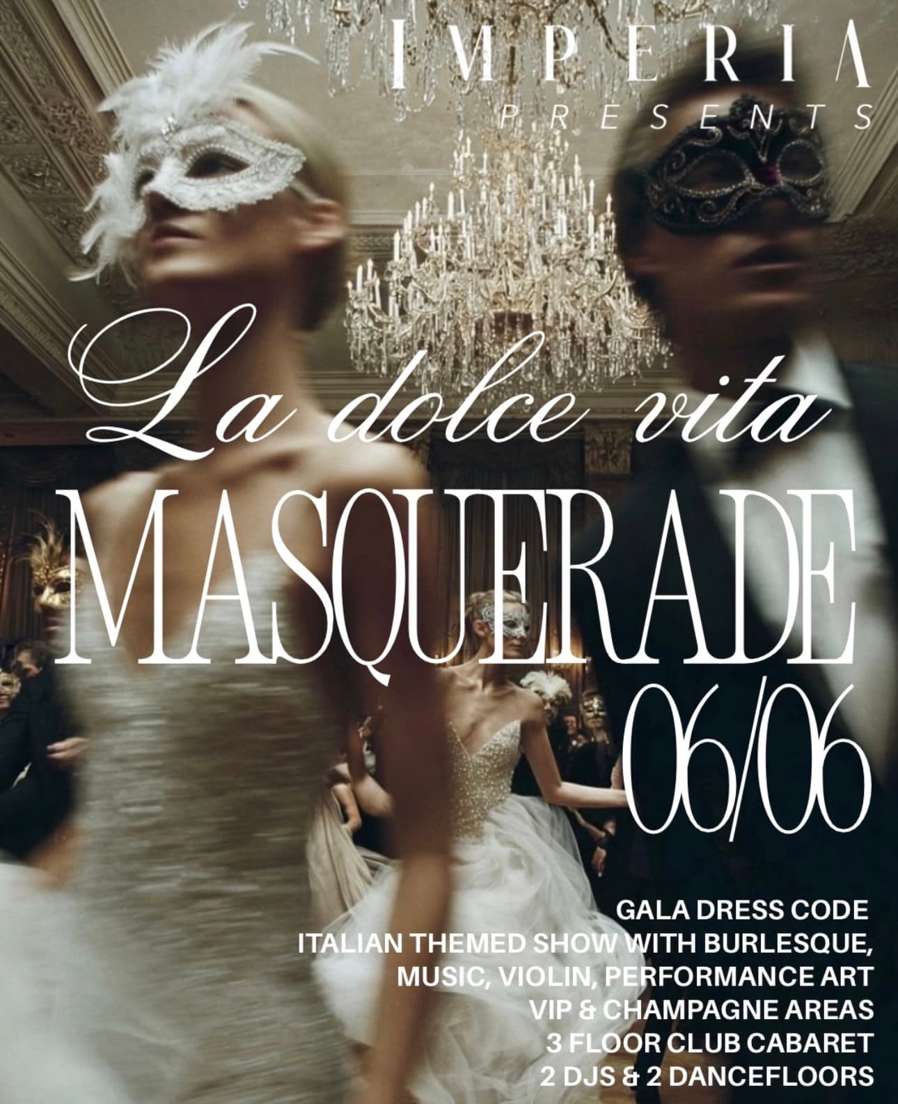MASQUERADE PARTY + show (3 floors madness)