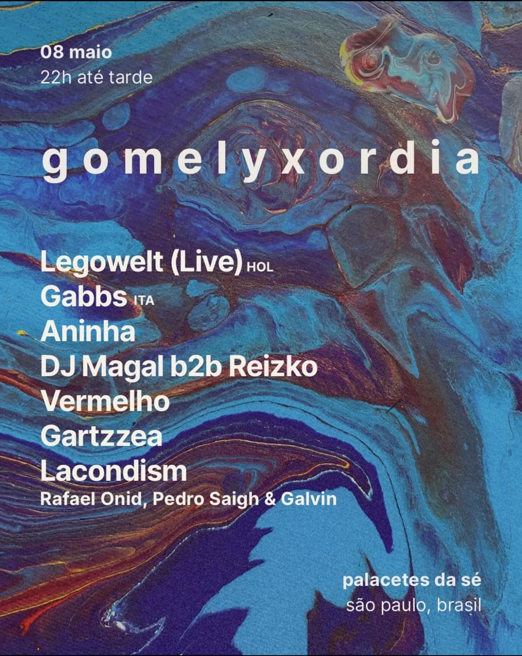 GOMELYXORDIA presents Legowelt (live) & Gabbs