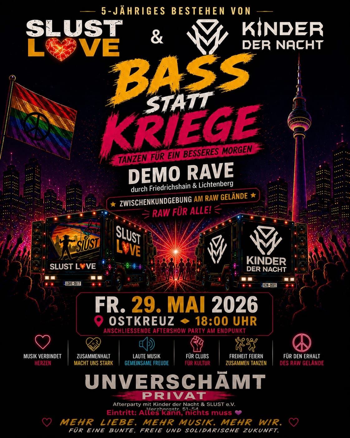 BASS STATT KRIEGE: TANZEN FÜR EIN BESSERES MORGEN