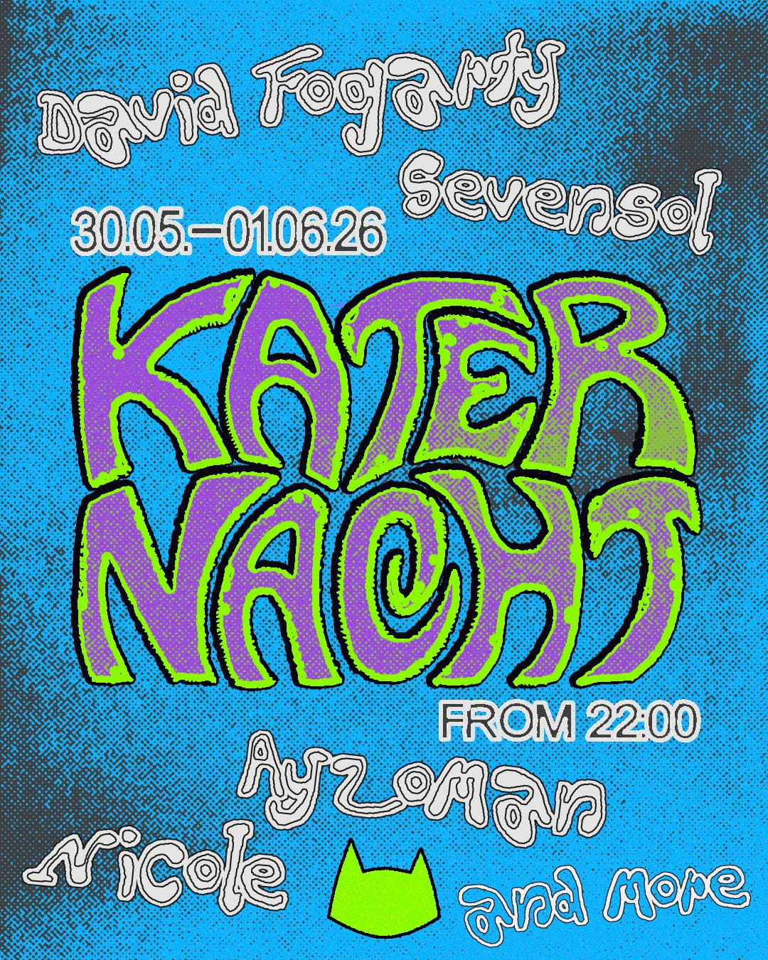 Katernacht with Sevensol, David Fogarty, Nicole, Ayzoman + more
