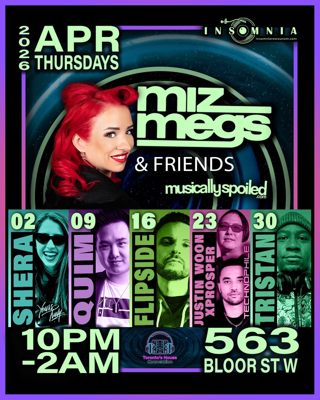 Miz Megs & Friends with Special Guest: MC Flipside