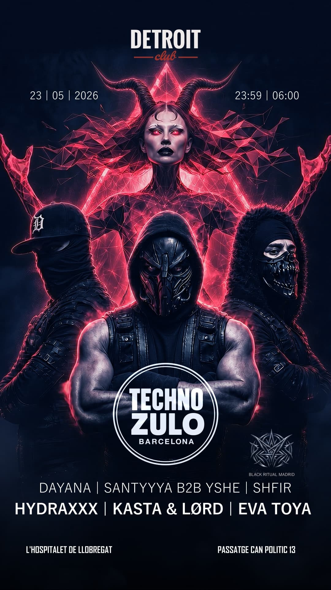 TechnoZulo Barcelona x BlackRitual Madrid