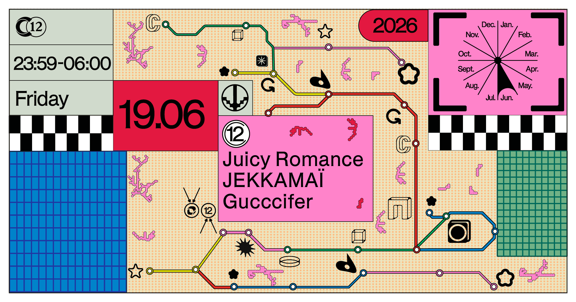 C12 Nite with Juicy Romance, JEKKAMAÏ, gucccifer