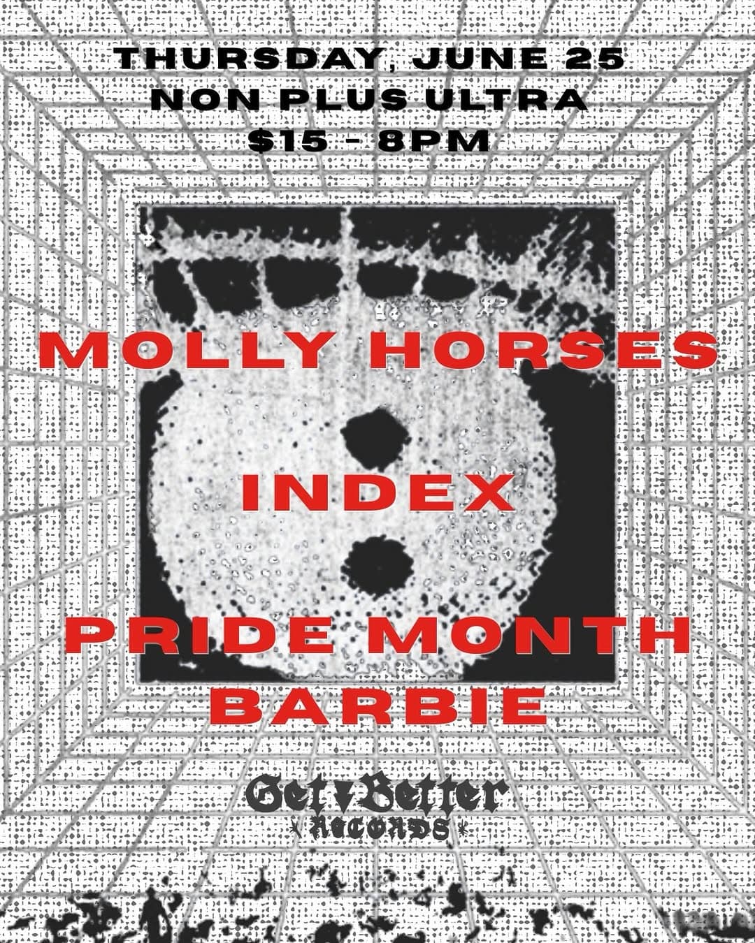 GET BETTER RECORDS PRESENTS: MOLLY HORSES, INDEX + PRIDE MONTH BARBIE