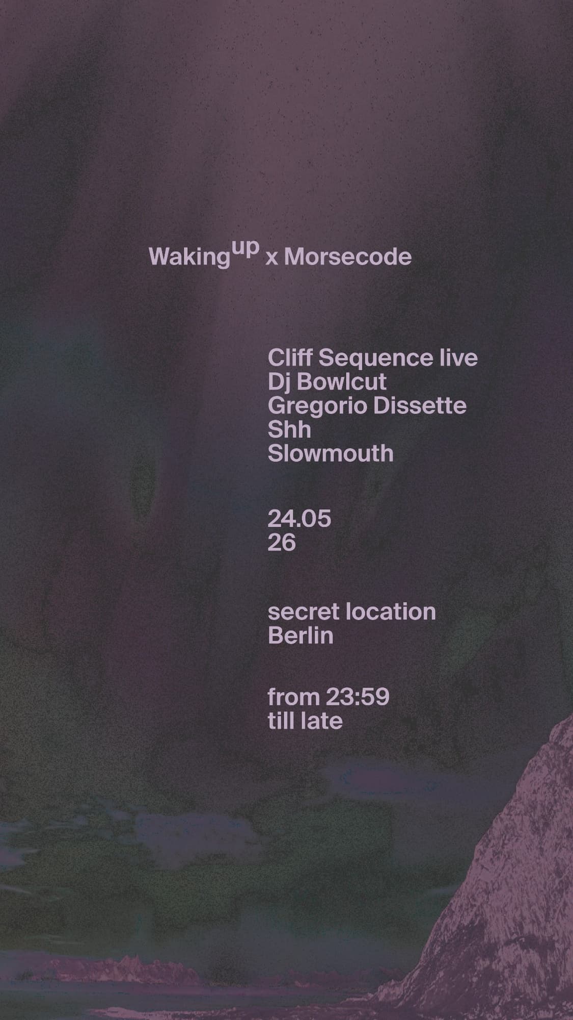 Waking Up x Morsecode