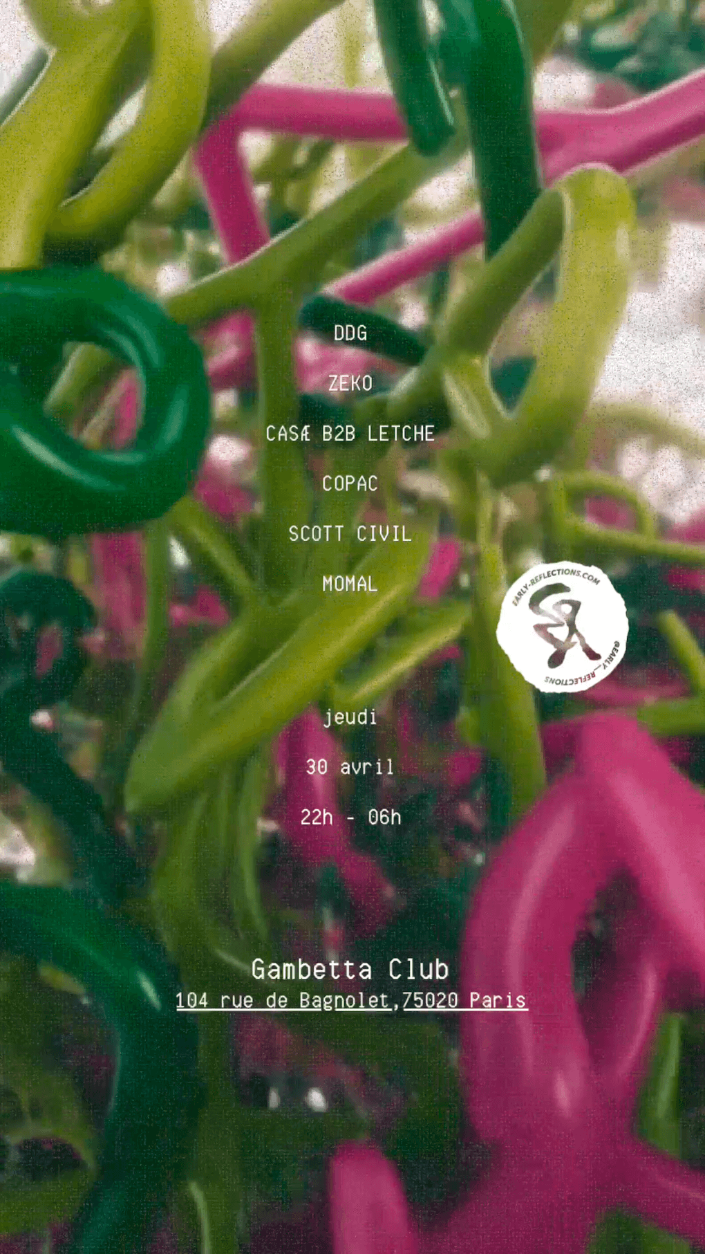 Early Reflections X Gambetta Club #9