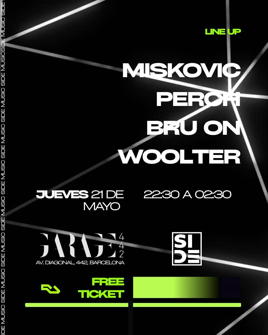 SIDE MUSIC BCN x Garage 442