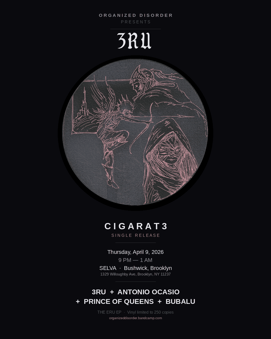 CIGARAT3: 3RU SINGLE RELEASE