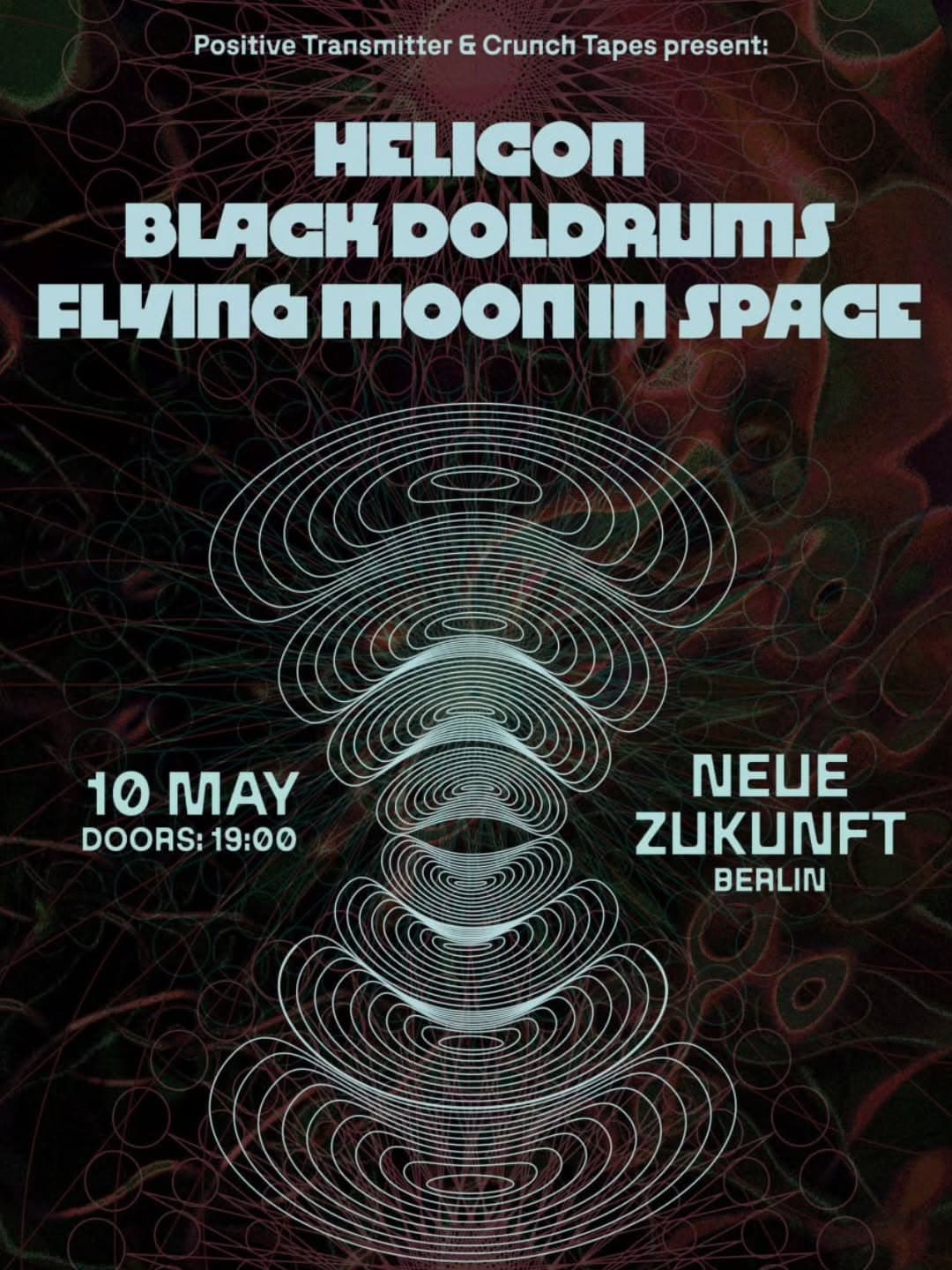 Helicon • Black Doldrums • Flying Moon In Space • Fuzz Club