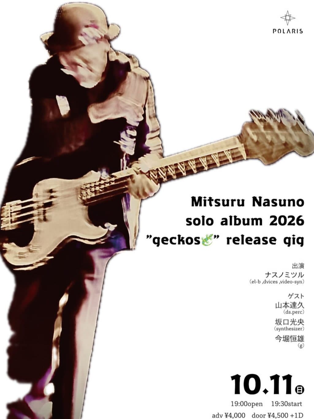 Mitsuru Nasuno 'geckos' Release Gig