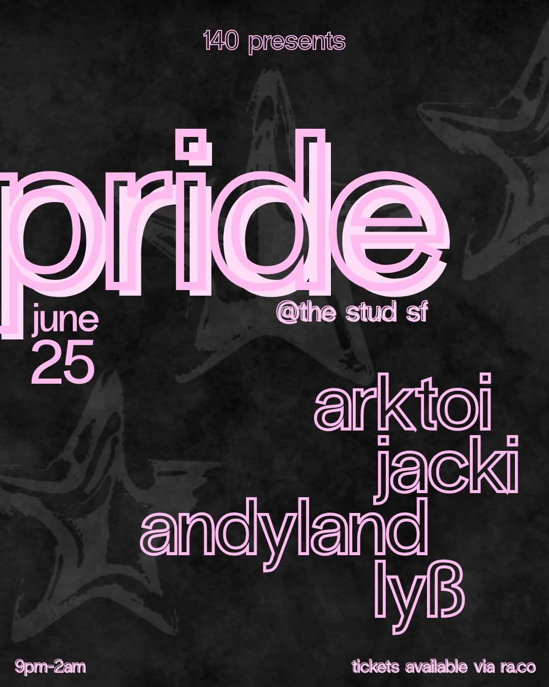 140 PRIDE - at STUD SF