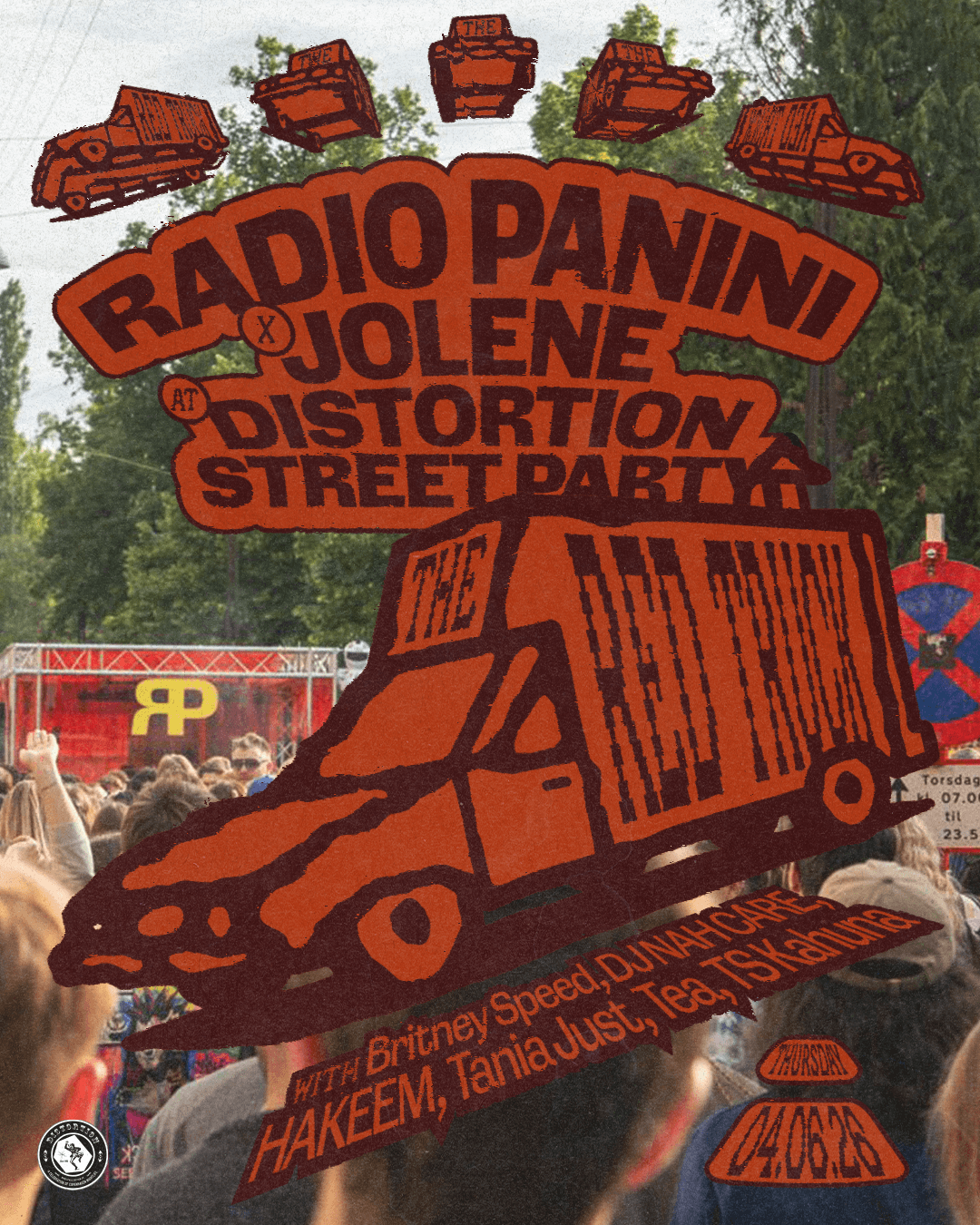 RADIO PANINI x Distortion Street Party: The Red Truck
