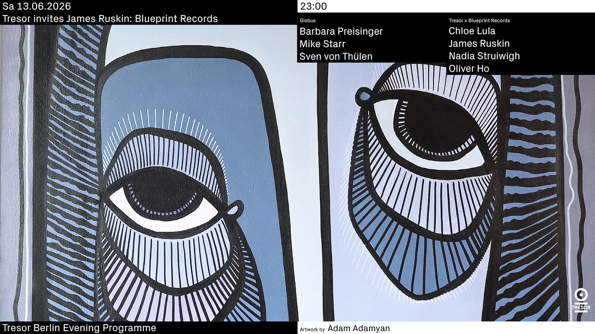 Tresor invites James Ruskin: Blueprint Records