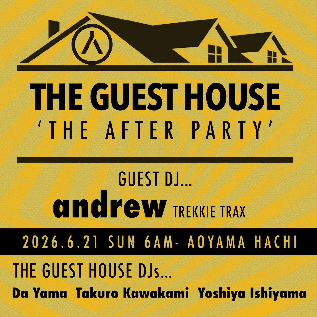 THE GUEST HOUSE presents 'THE AFTER PARTY'