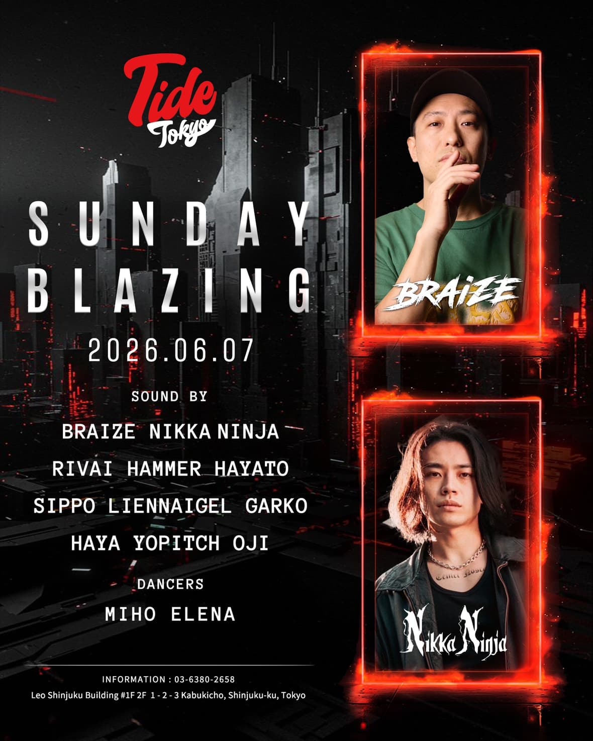 sunday blazing