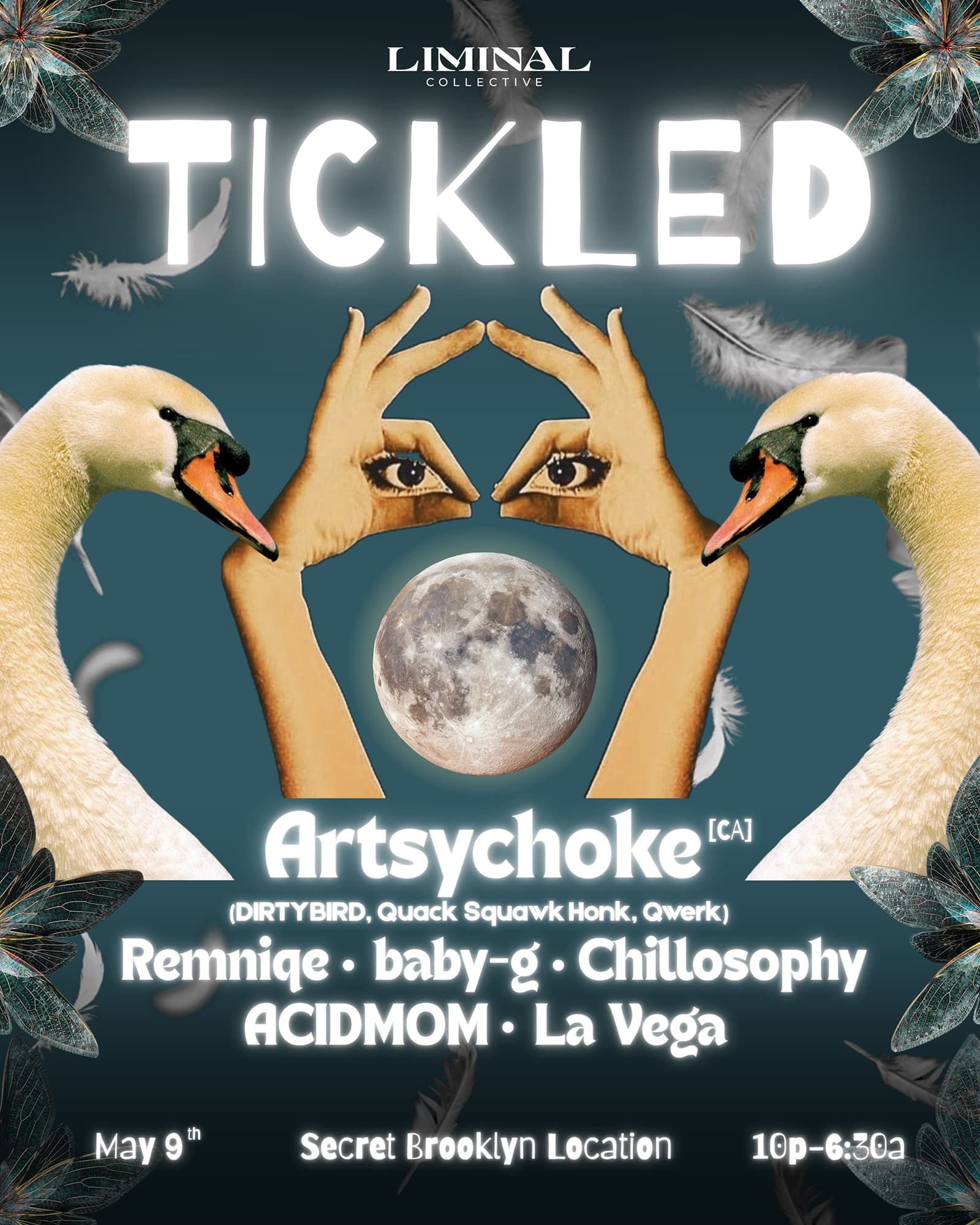 Liminal Collective: Tickled w/ Artsychoke, baby-g, Chillosophy, Remniqe, ACIDMOM, La Vega