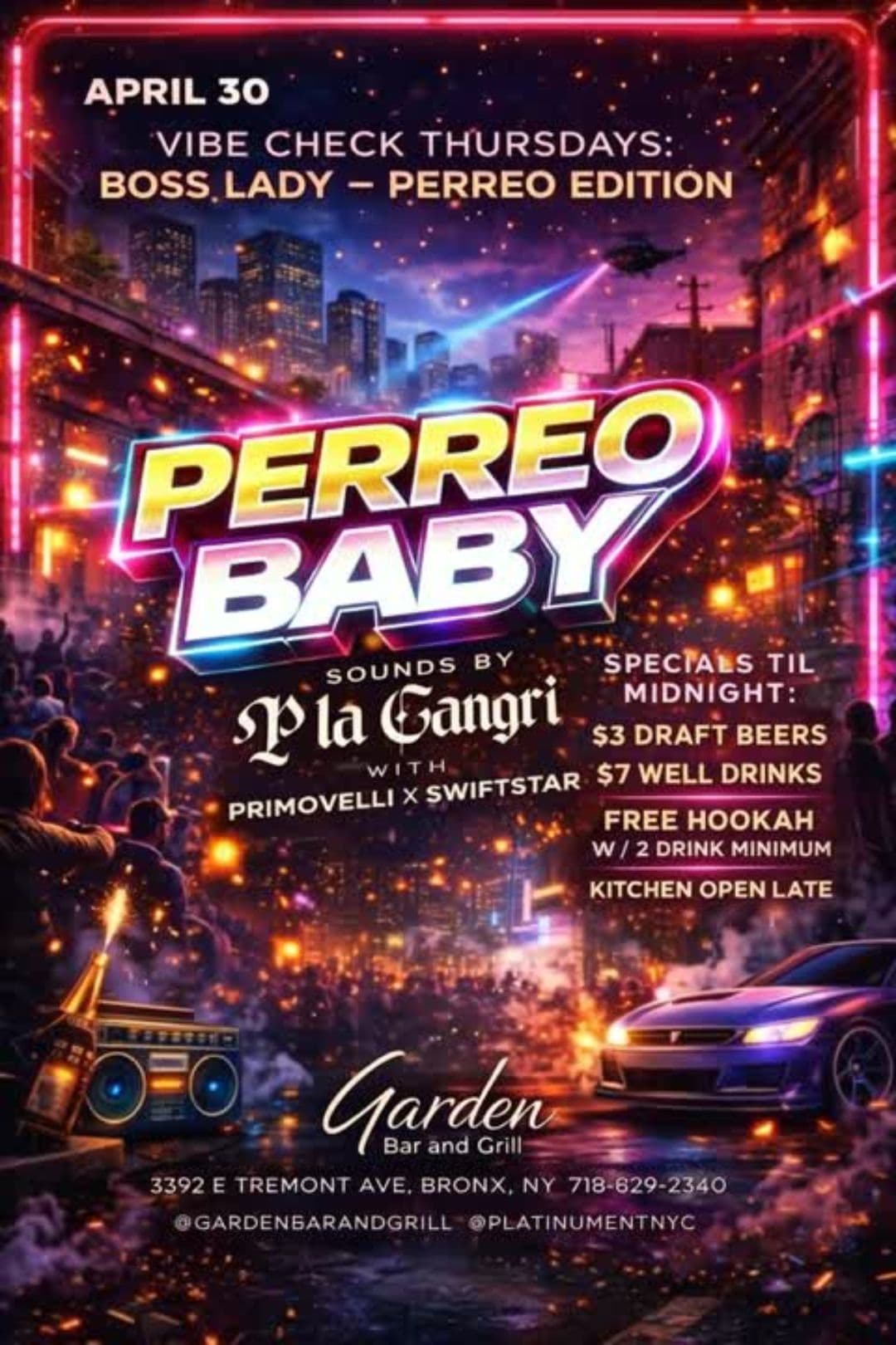PERREO BABY — VIBE CHECK THURSDAYS