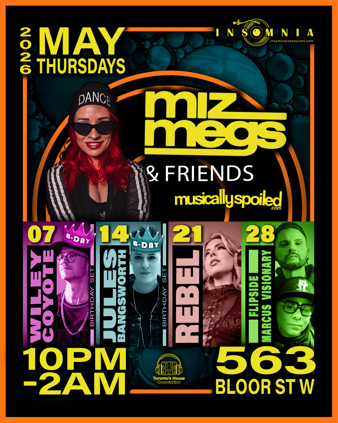 Miz Megs & Friends with Special Guests: Jules Bangsworth & Mr. Haze