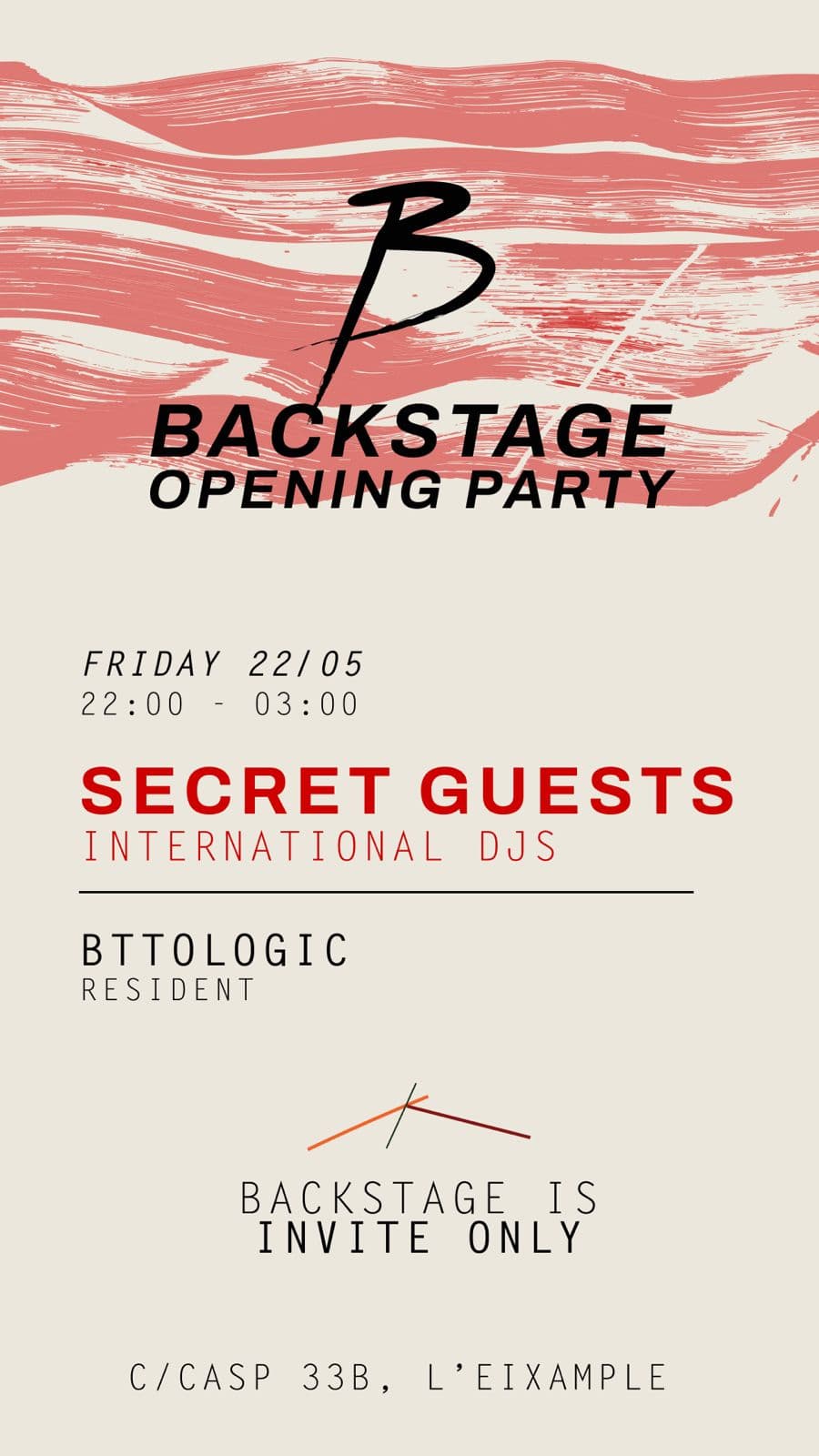 Backstage Grand Opening