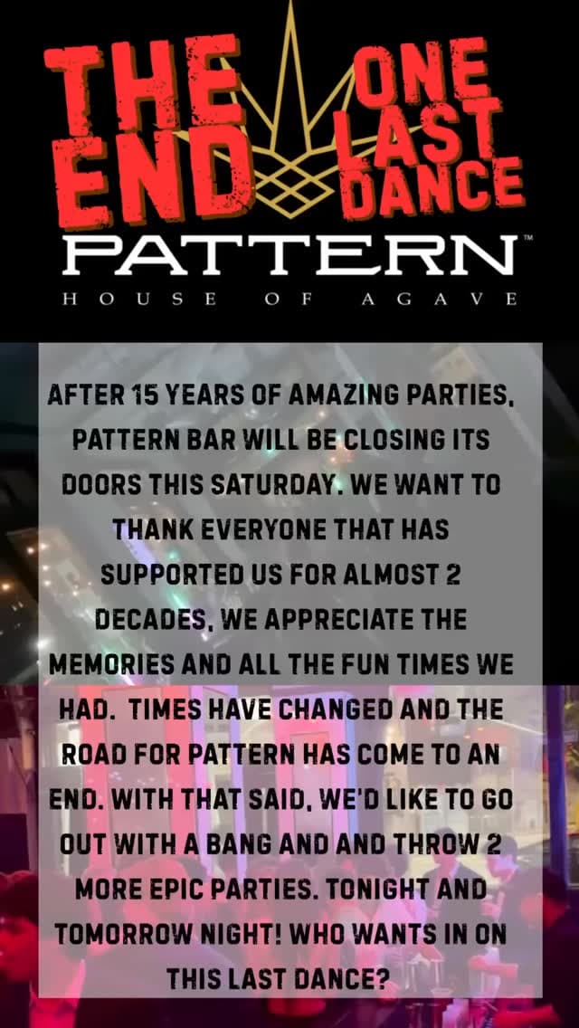 Pattern Bar Last Call