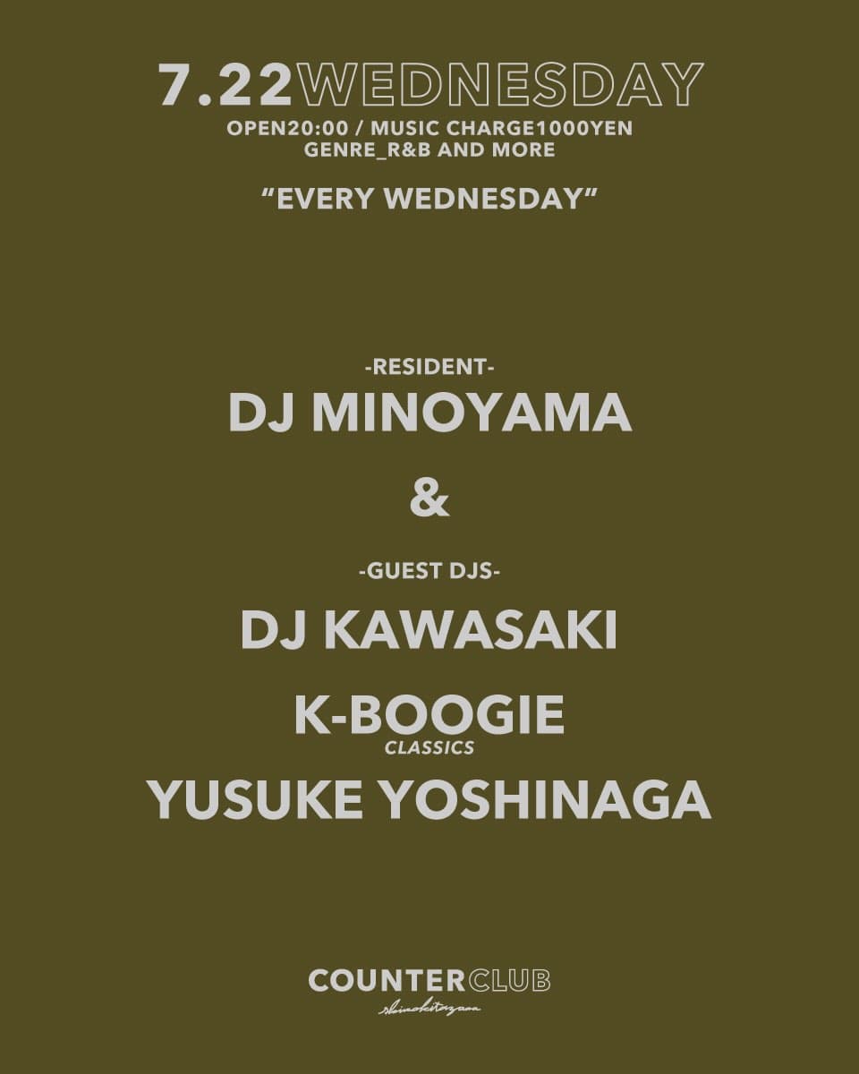 EVERY WEDNESDAY