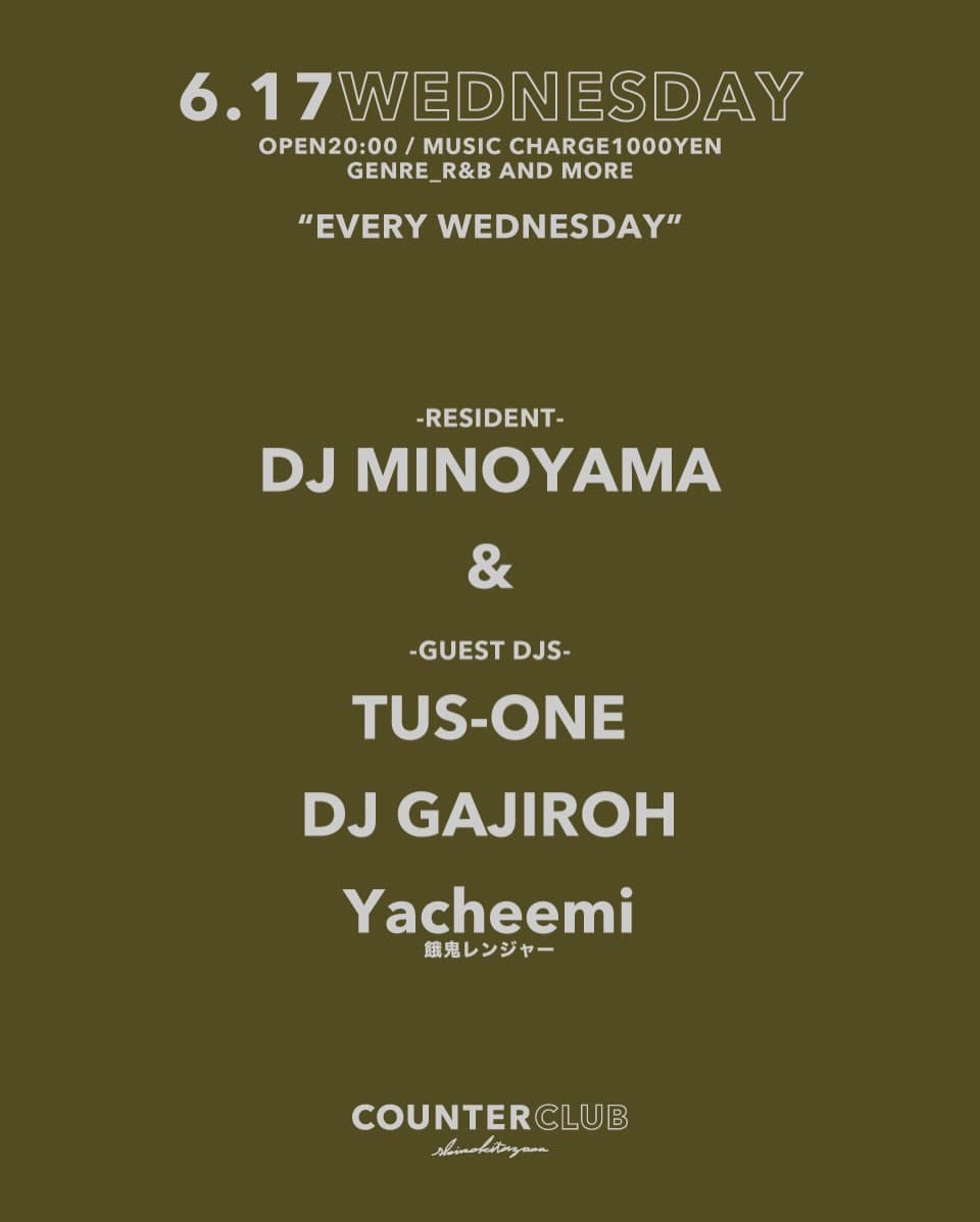 EVERY WEDNESDAY