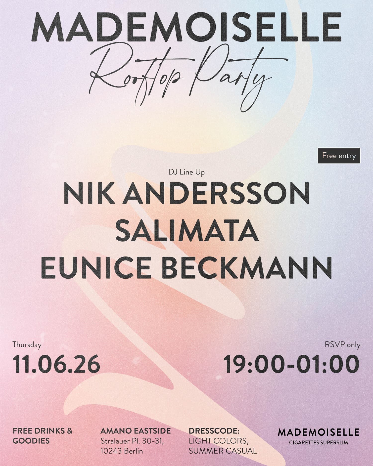 MADEMOISELLE Rooftop Party
