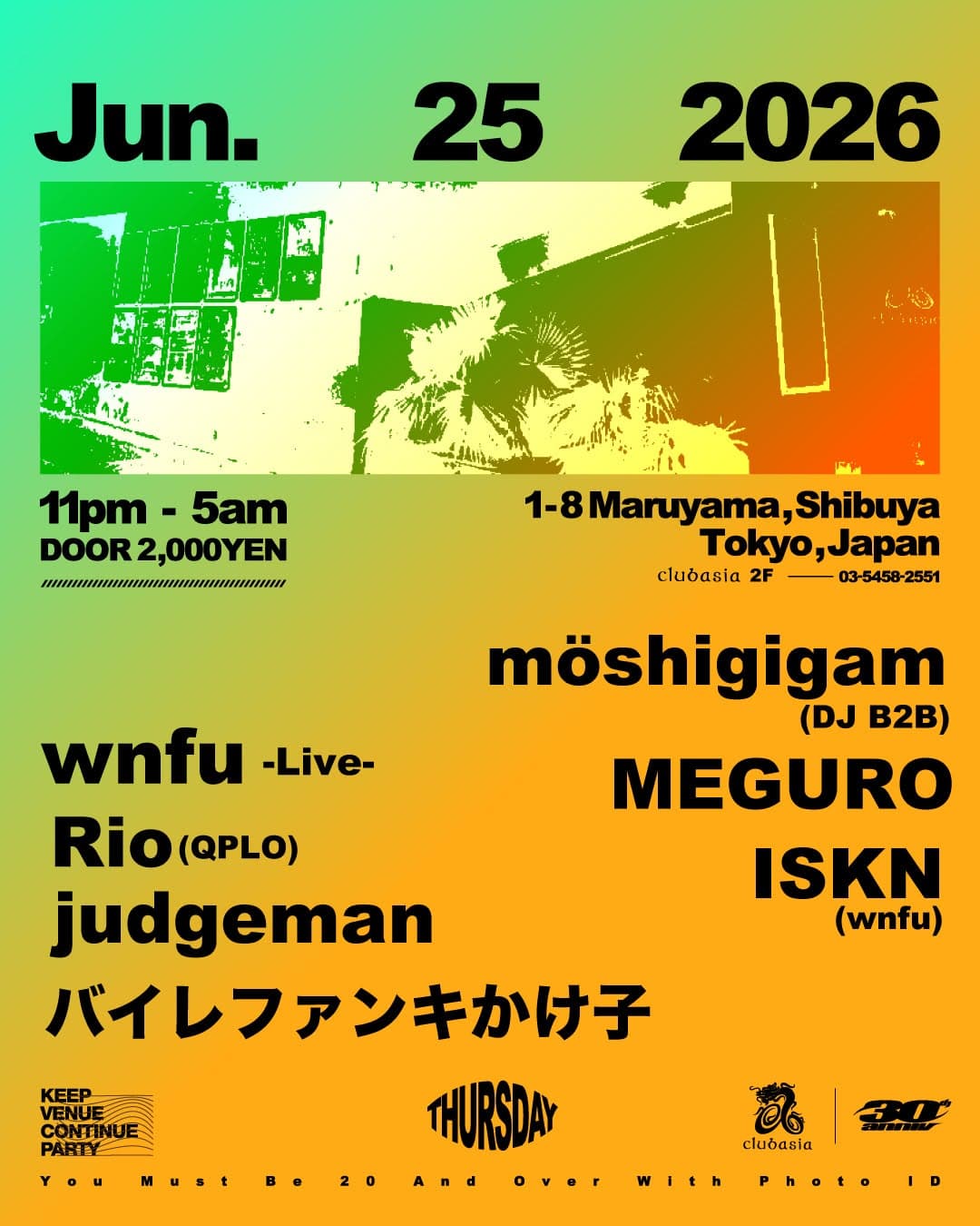 club asia THURSDAY