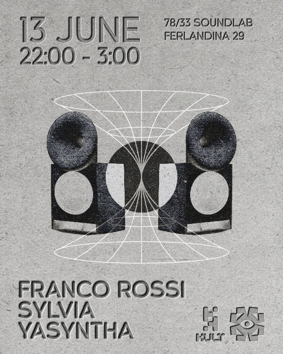 observer x 78/33 pres. Franco Rossi, Sylvia,YASYNTHA