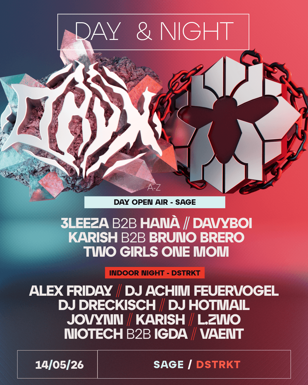 ONYX x HIVE Festival // Day (SAGE) & Night (DSTRKT)
