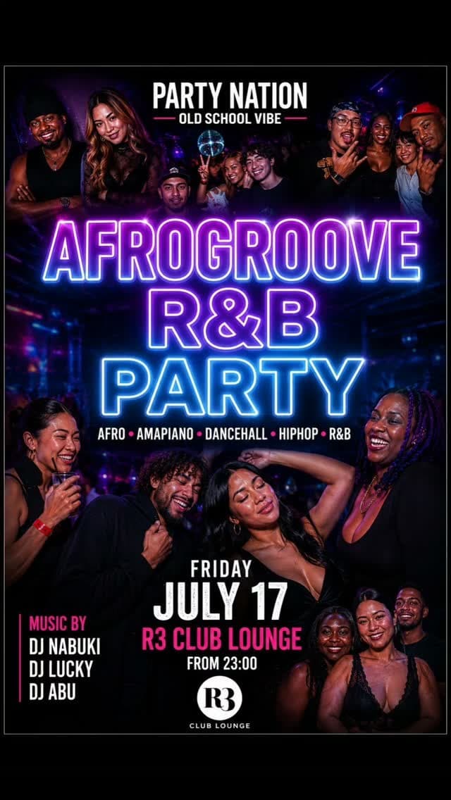 AFROGROOVE R&B PARTY