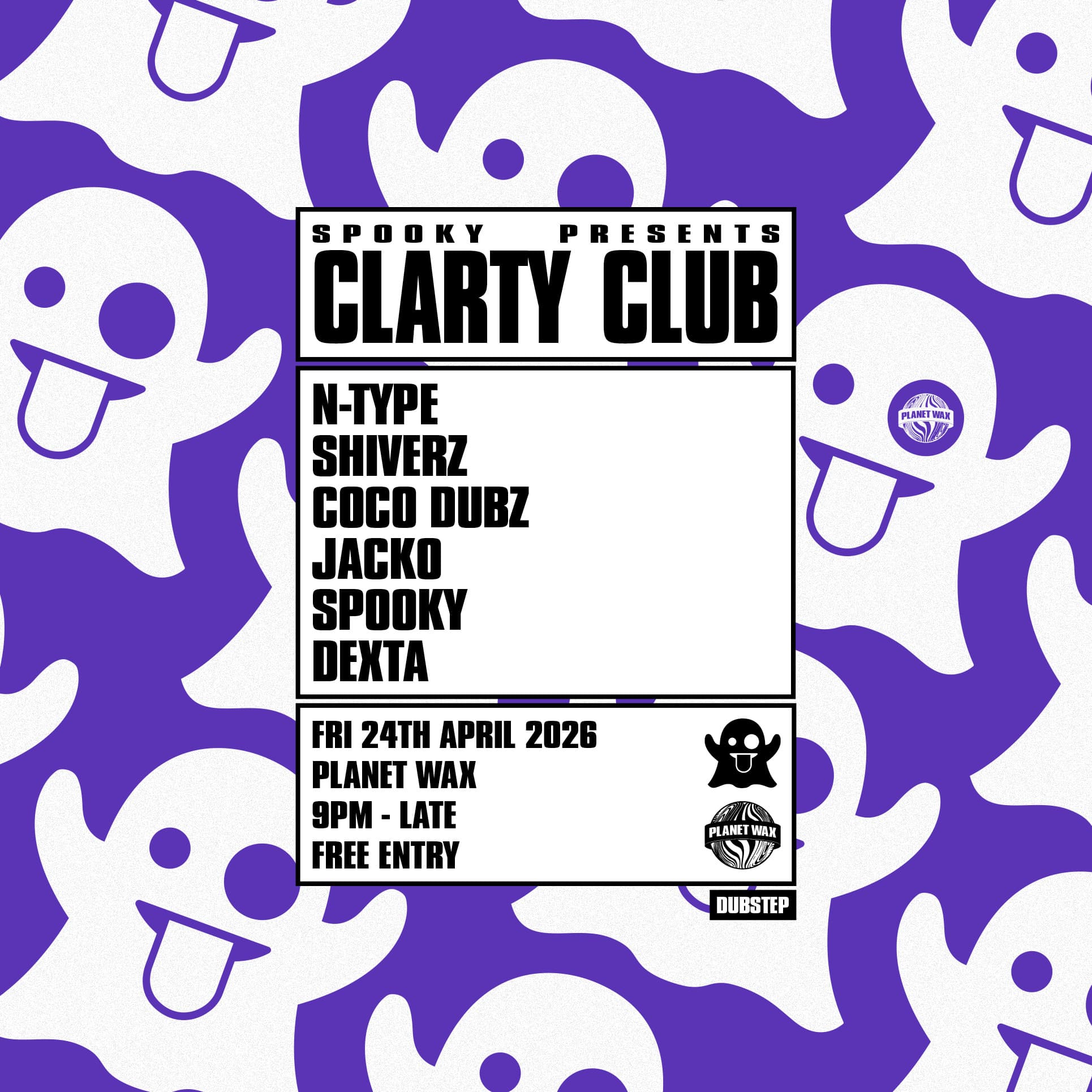 Spooky presents Clarty Club