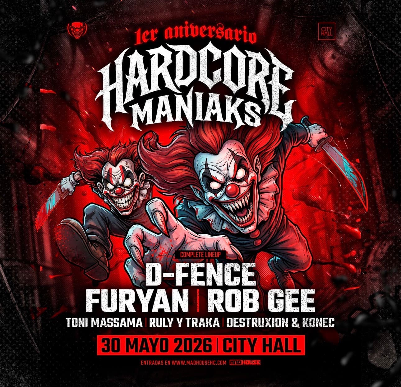 Primer Aniversario Hardcore Maniaks