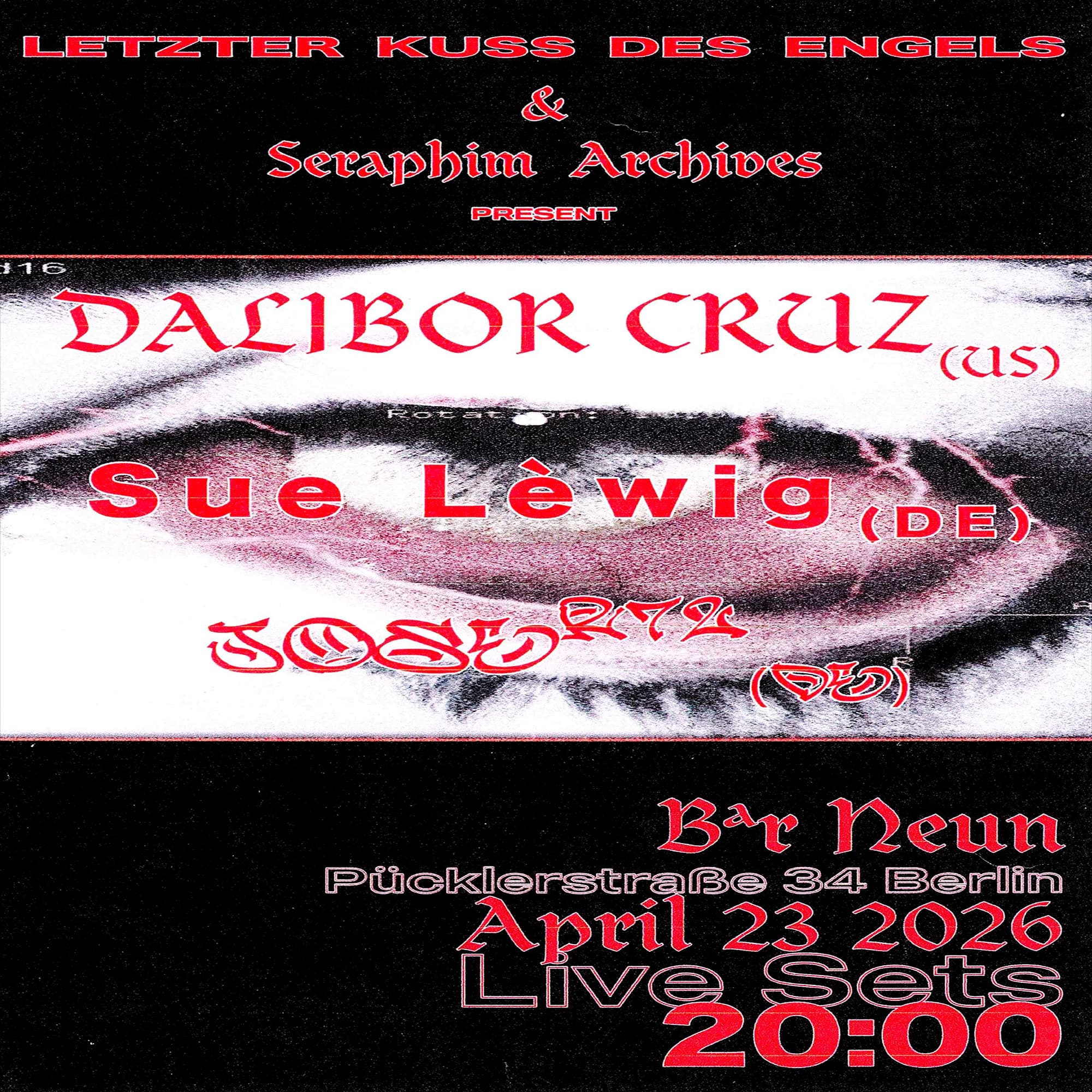 Letzter Kuss Des Engels & Seraphim Archives present: Dalibor Cruz, Sue Lèwig, joseR72