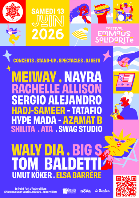 Festival Emmaüs Solidarité #4 : NAYRA · Rachelle Allison · Tatafio · Hype Mada