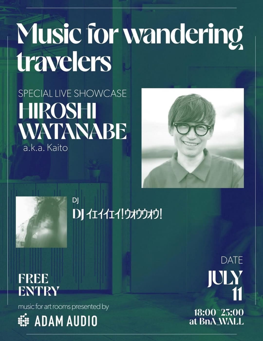 Music For Wandering Travelers Hiroshi Watanabe Special Live Showcase