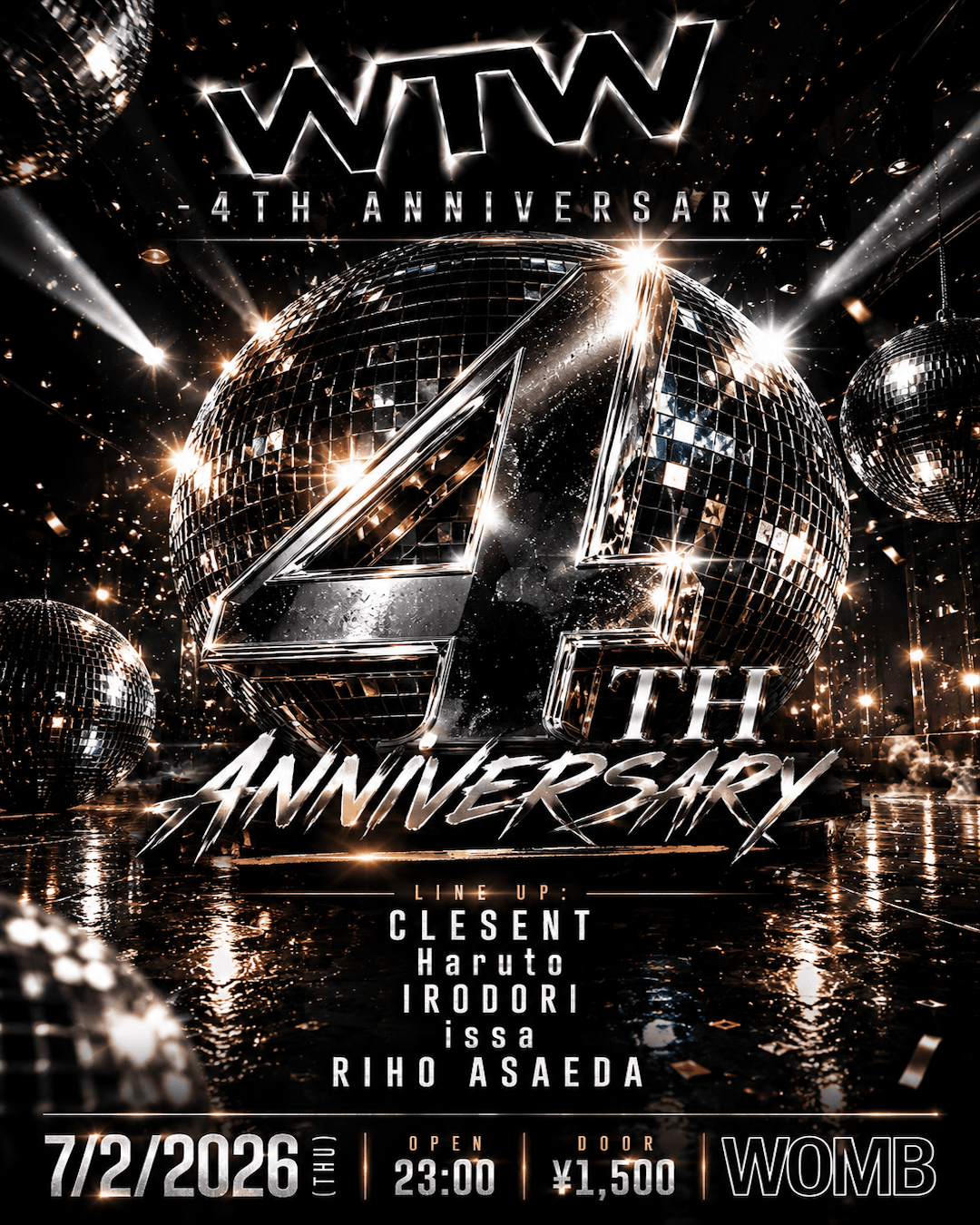 WTW 4TH ANNIVERSARY