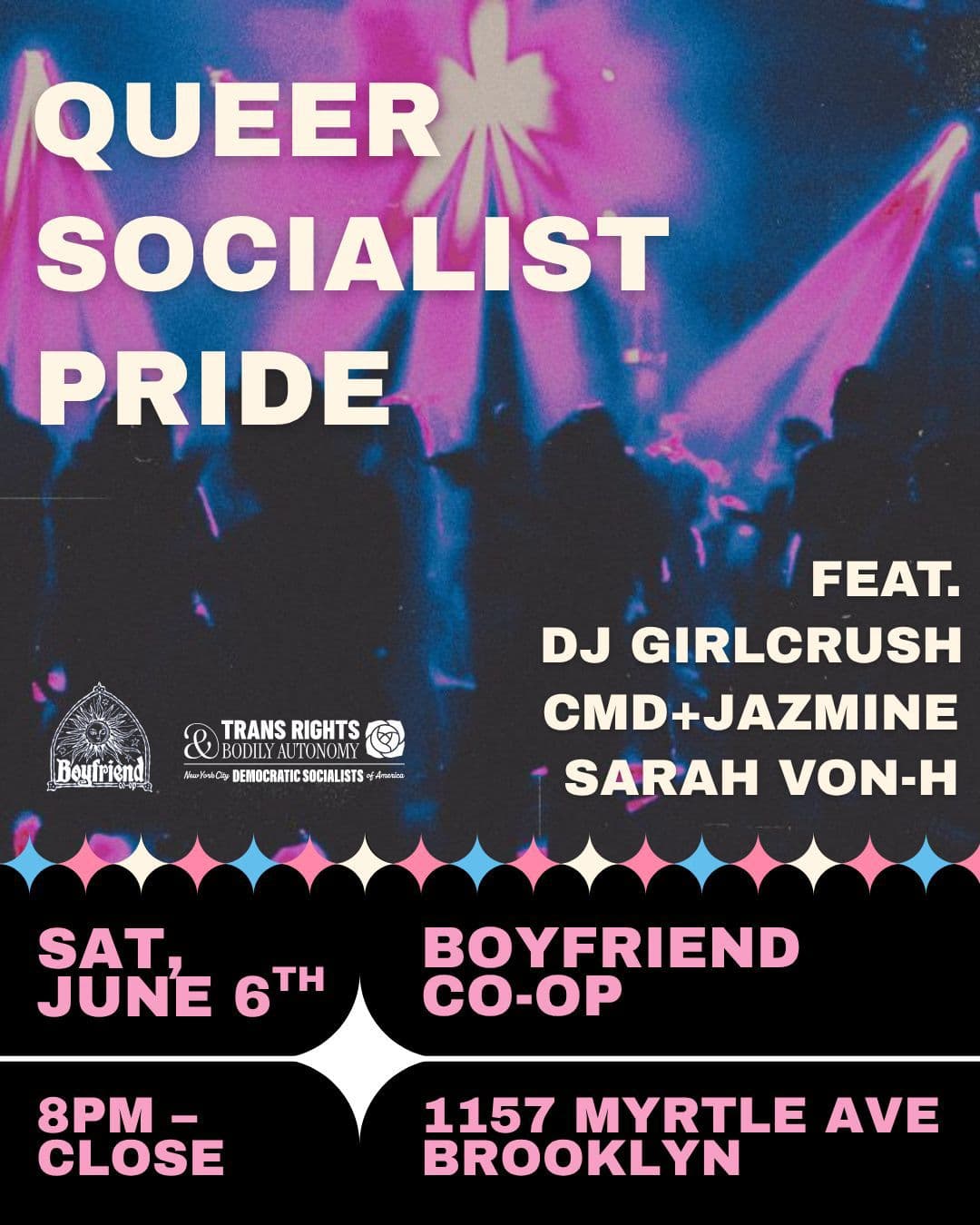 Queer Socialist Pride (NYC-DSA Pride Party)