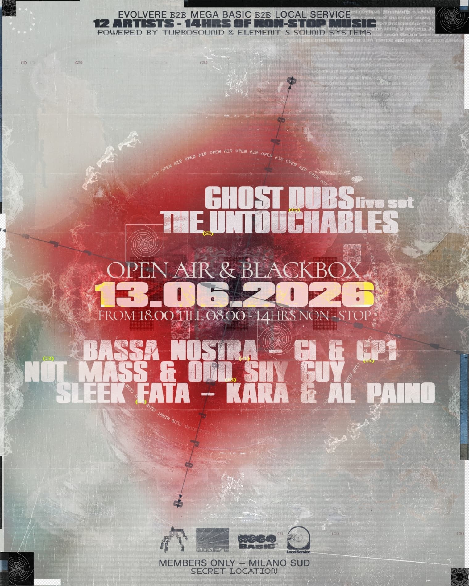 Evolvere x Mega Basic x Local Service pres. 14HRS NON-STOP MUSIC