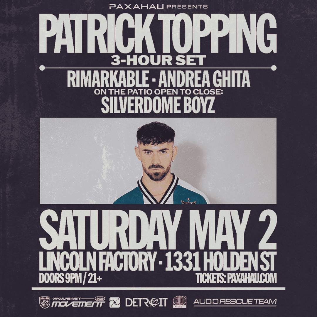 Patrick Topping - Official Movement Pre-Party