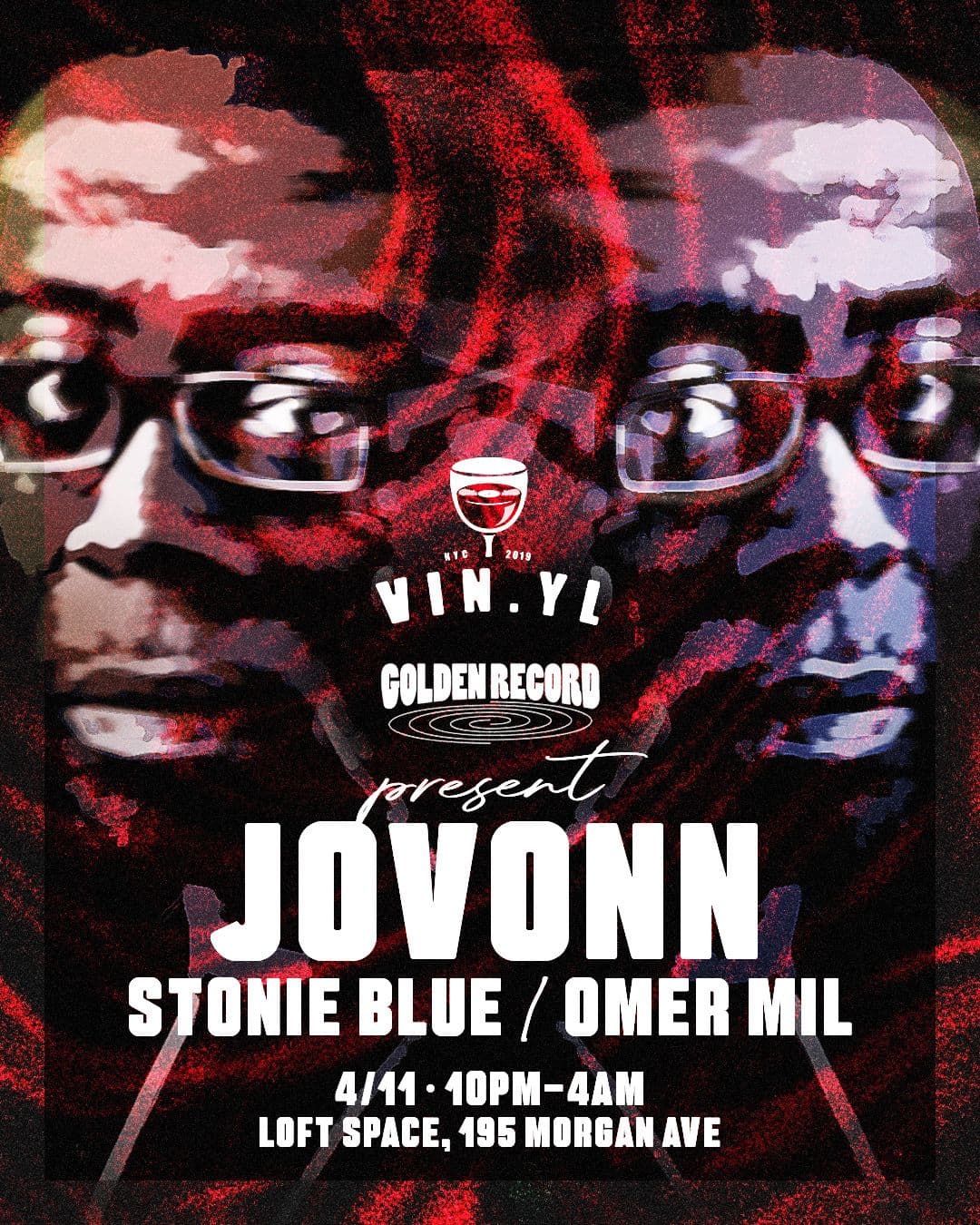 Vin.yl x Raw Like Sushi x Golden Record NYC present Jovonn