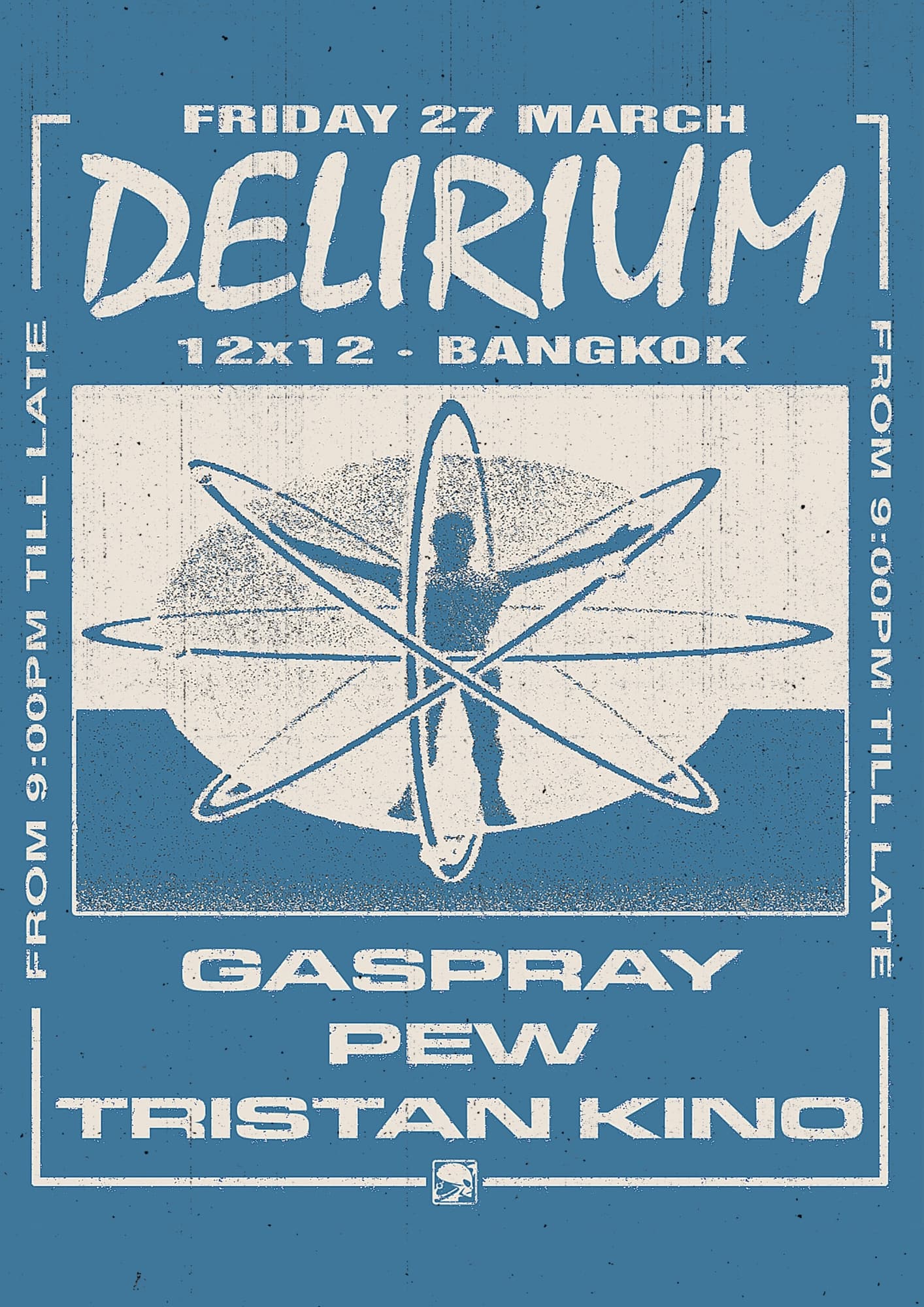 Delirium with Gaspray, Pew, Tristan Kino