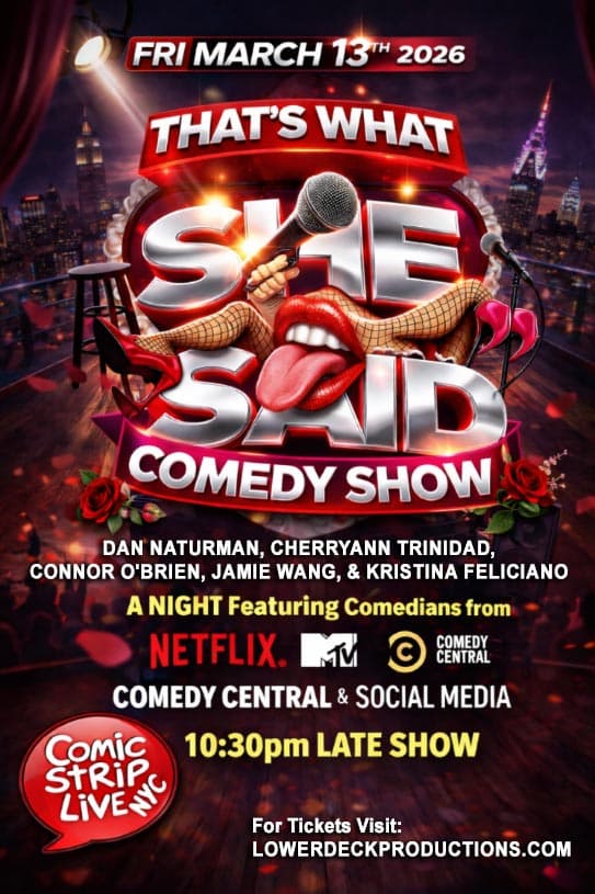 That's What She Said Comedy Show - Friday The 13th Strikes Again