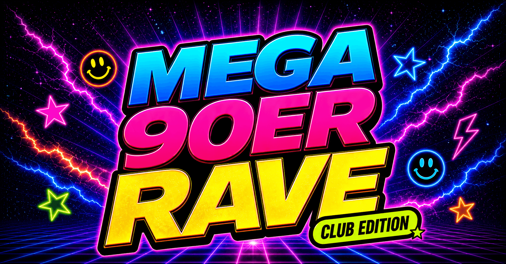 Mega 90er Rave - Club Edition