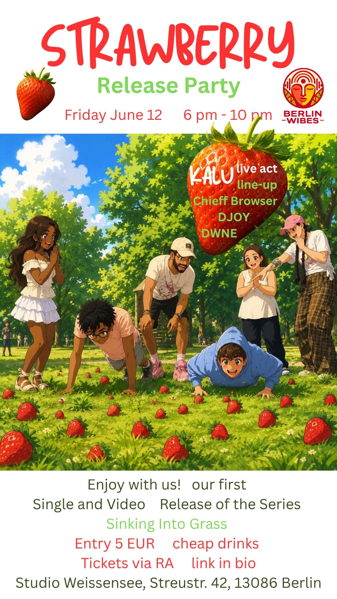 Strawberry Release Party