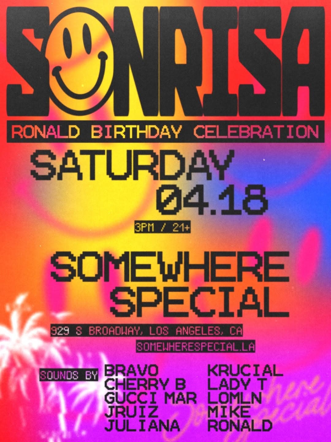 Sonrisa Rooftop Party - Ronald0music Birthday Celebration