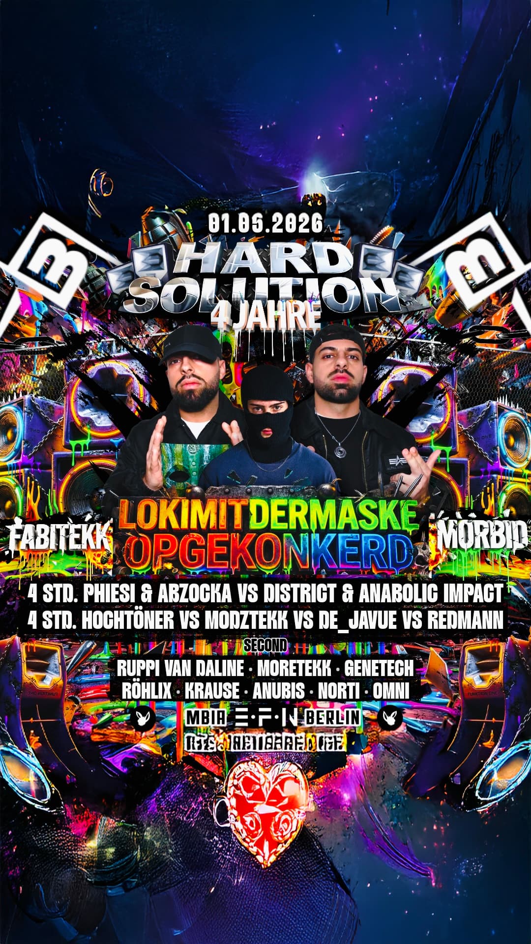 4Y HARD SOLUTION with LOKIMITDERMASKE • OPGEKONKERD • FABITEKK • MORBID