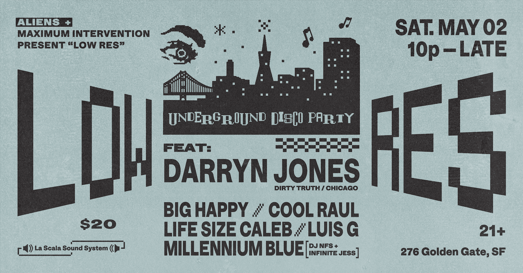 Low Res: Underground Disco with Darryn Jones