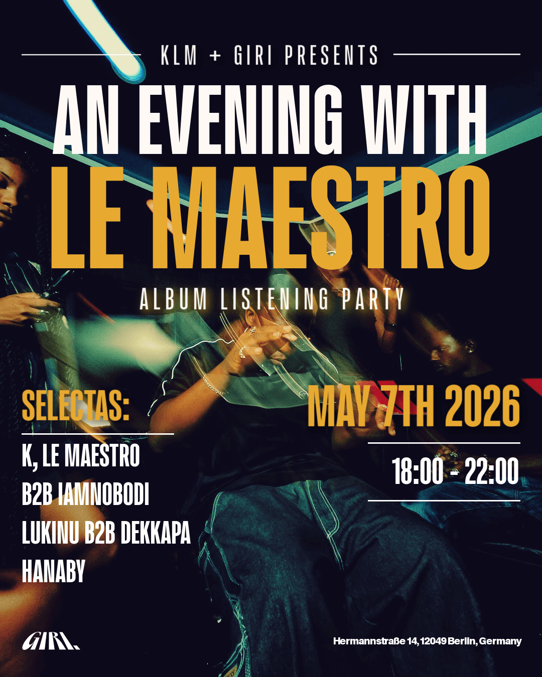 K, Le Maestro - Album listening session
