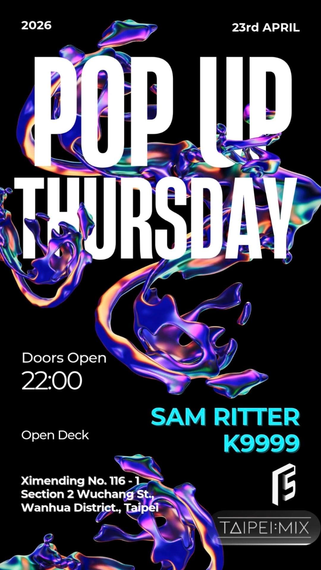 Taipeimix x Family Electric & Experimental- PopUp Thursday Party